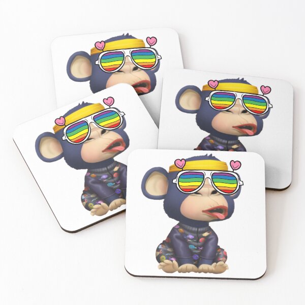 Item preview, Cool Cute Baby Monkey With Glasses  designed and sold by SolSel ⭐⭐⭐⭐⭐.