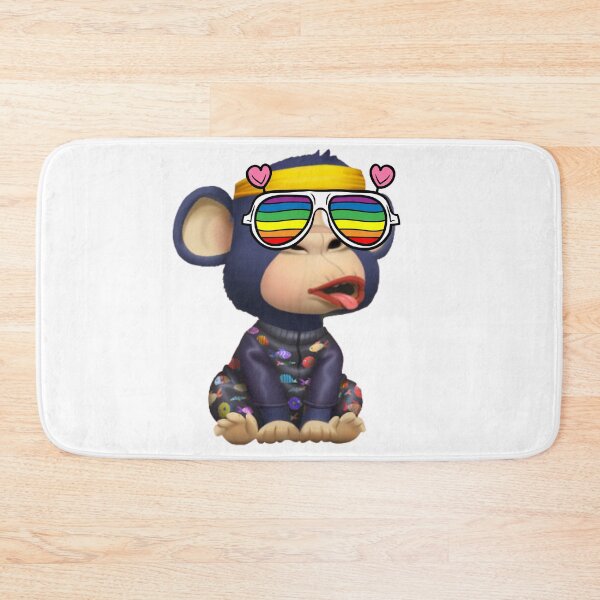 Item preview, Cool Cute Baby Monkey With Glasses  designed and sold by SolSel ⭐⭐⭐⭐⭐.