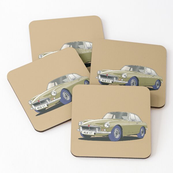 Item preview, MGB GT in Bronze Metallic designed and sold by Webazoot Industries - Car Art.