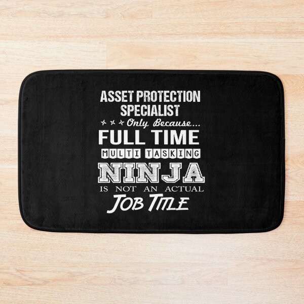 Item preview, Asset Protection Specialist T Shirt - Ninja Job Gift Item Tee designed and sold by ritterdick.