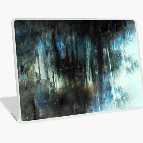Modern Blue Painted Texture Laptop Skin