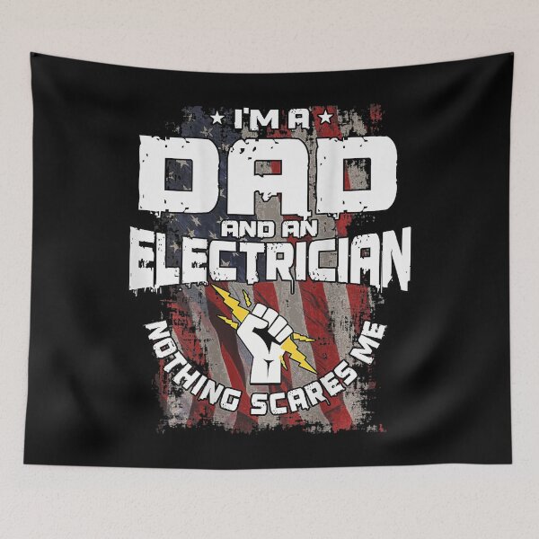 Item preview, Im A Dad And An Electrician Nothing Scares Me Electrician Dad designed and sold by SageTobias.