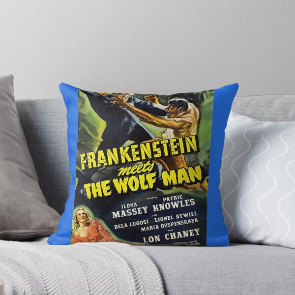 Item preview, Frankenstein Meets The Wolfman Classic T-Shirt designed and sold by ManuelKleina.