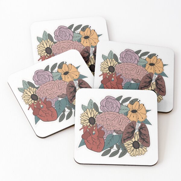 Item preview, Floral Anatomy Sticker designed and sold by llmdesigns.