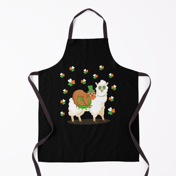 Item preview, Leprechaun Sloth Riding Llama St Patricks Day designed and sold by 1Designology1.