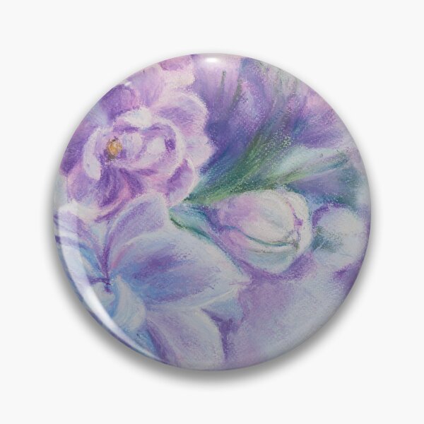 Item preview, Lilac pastels flowers designed and sold by Katenaz.