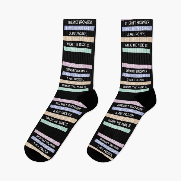 Item preview, My Mind Is Like an Internet Browser - Funny Computer Quote designed and sold by alchemytree.