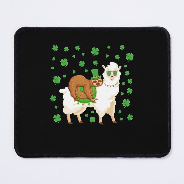 Item preview, Leprechaun Sloth Riding Llama Funny St Patricks Day designed and sold by 1Designology1.