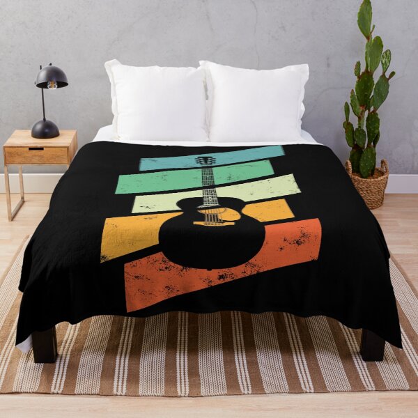 Item preview, Vintage Style Concert Style Acoustic Guitar Retro Colors designed and sold by nightsworthy.