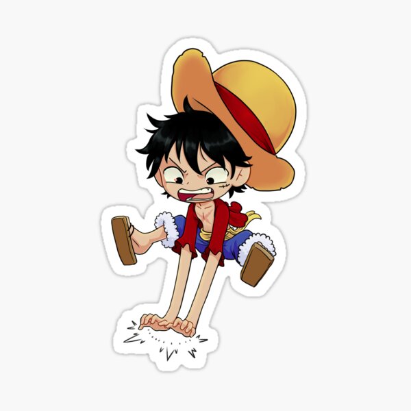 Chibi Luffy Stickers for Sale | Redbubble