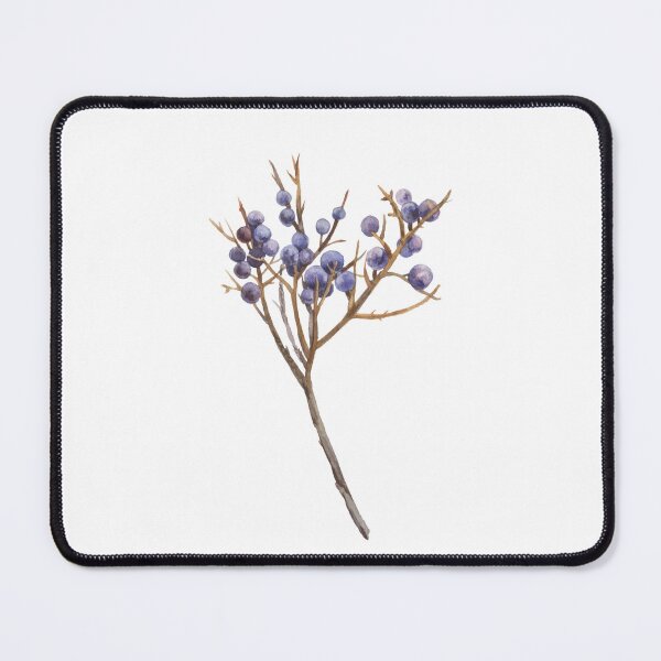 Item preview, Juniper Twig With Berries Watercolor designed and sold by ArtLab9.
