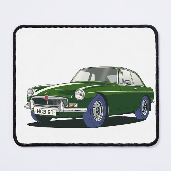 Item preview, MGB GT in Green designed and sold by Webazoot Industries - Car Art.