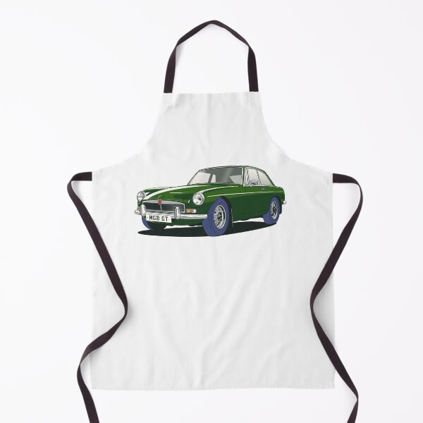 Artikelvorschau, MGB GT in Grün entworfen und verkauft von Webazoot Industries - Car Art.