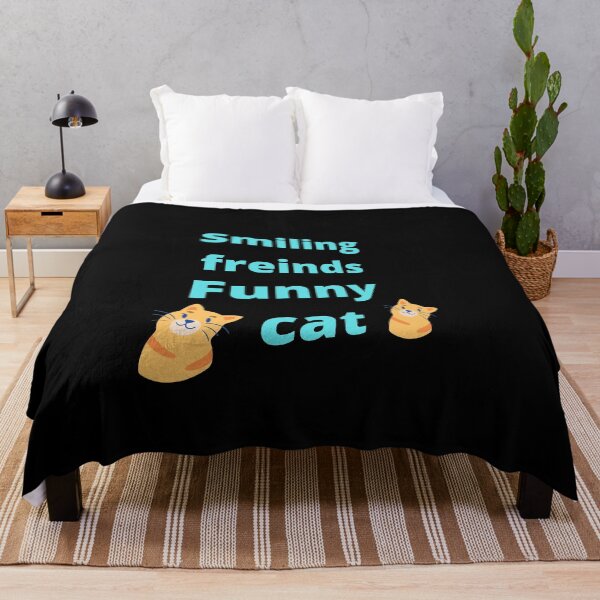 Item preview, Smiling friends funny cat cute Art Design designed and sold by Shahnawaz Khandesigner.