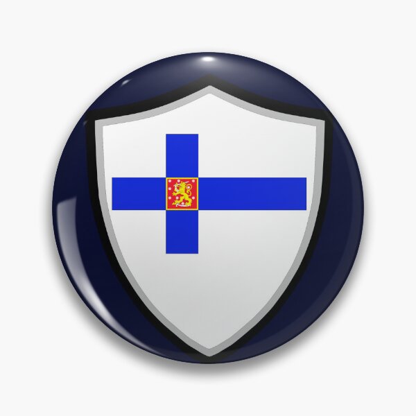 Item preview, Finnish shield flag designed and sold by P-I-R.