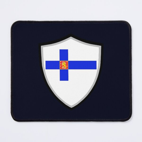 Item preview, Finnish shield flag designed and sold by P-I-R.