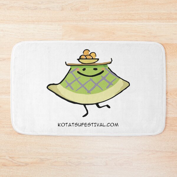 Item preview, Kotatsu Festival Character - Green Table with Purple Grid Pattern designed and sold by KotatsuFestival.