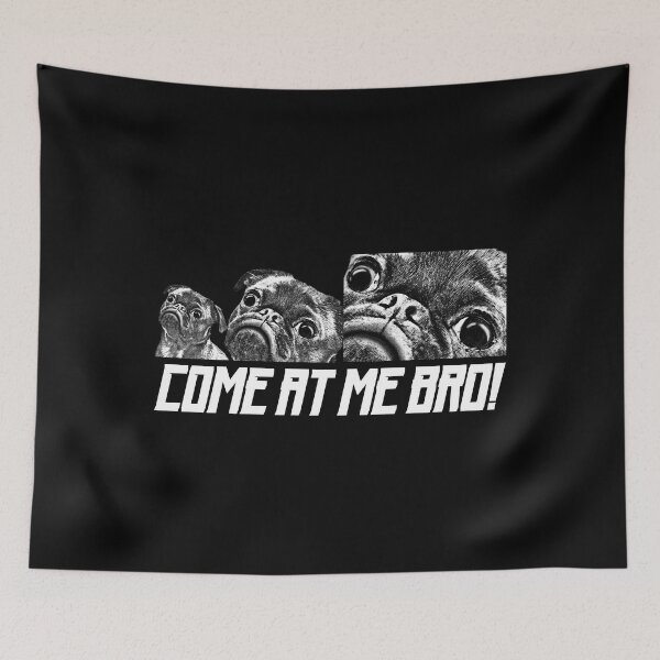 Item preview, Funny Come At Me Bro Pug Face designed and sold by wdyoungblood.