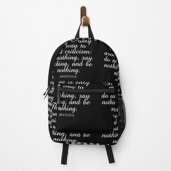 Item preview, Aristotle Quote - There Is Only One Way To Avoid Criticism: Do Nothing, Say Nothing, And Be Nothing - Ambition - White designed and sold by PhiloJourney.
