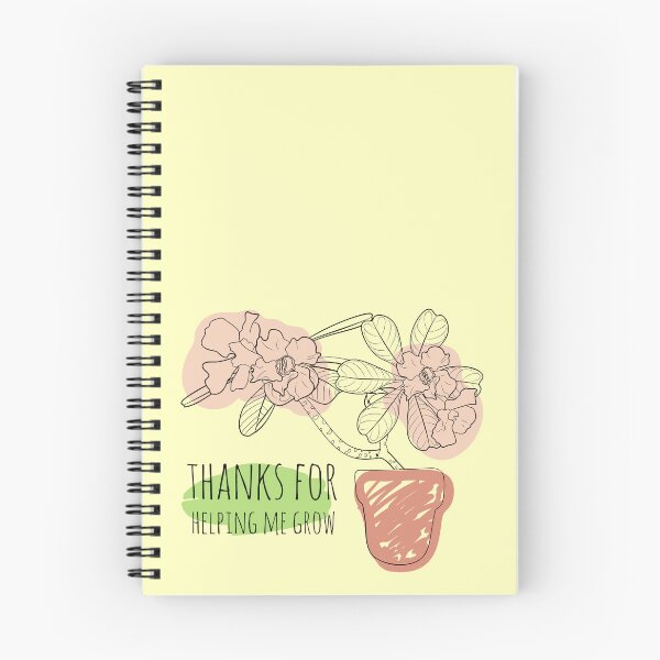 Item preview, Thanks for Helping Me Grow - Boho Style Inspirational Plant Quote designed and sold by Naturalist Prints.