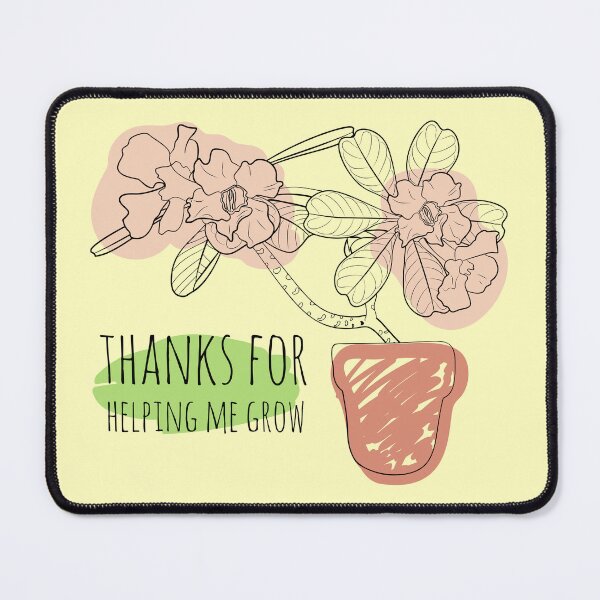 Item preview, Thanks for Helping Me Grow - Boho Style Inspirational Plant Quote designed and sold by Naturalist Prints.