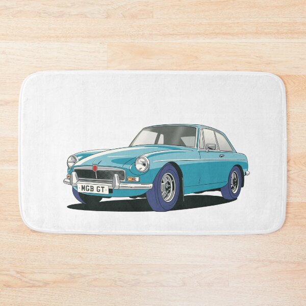 Item preview, MGB GT in Riviera Blue  designed and sold by Webazoot Industries - Car Art.