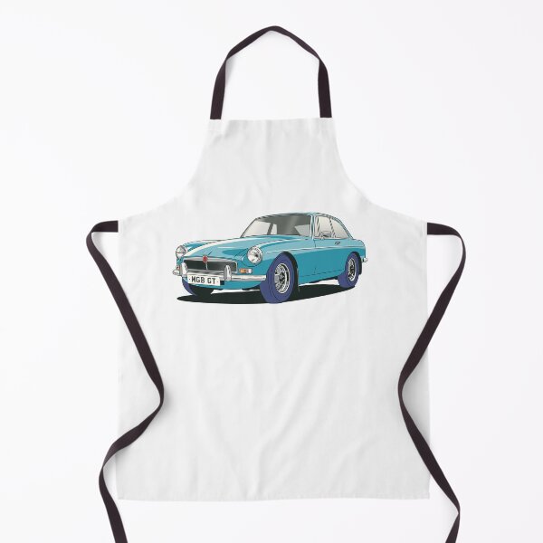 Item preview, MGB GT in Riviera Blue  designed and sold by Webazoot Industries - Car Art.