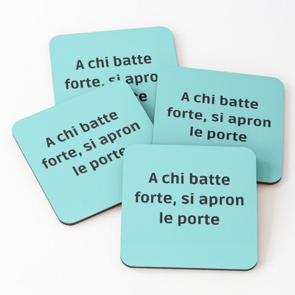 Item preview, A chi batte forte si apron le porte designed and sold by omaeth303.