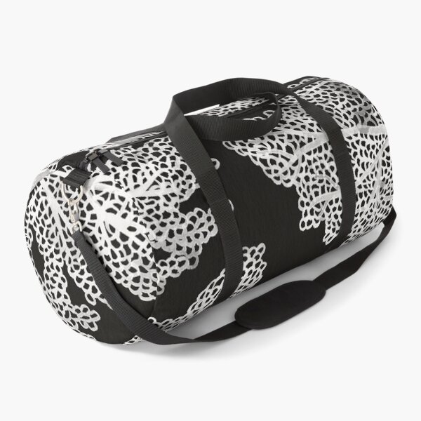 Item preview, Sea Fan Coral – White on Black designed and sold by Cat Coquillette.
