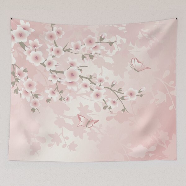 Item preview, Cherry Blossom Apricot Vintage Floral designed and sold by Nina Baydur.
