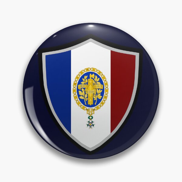 Item preview, French flag-Emblem designed and sold by P-I-R.