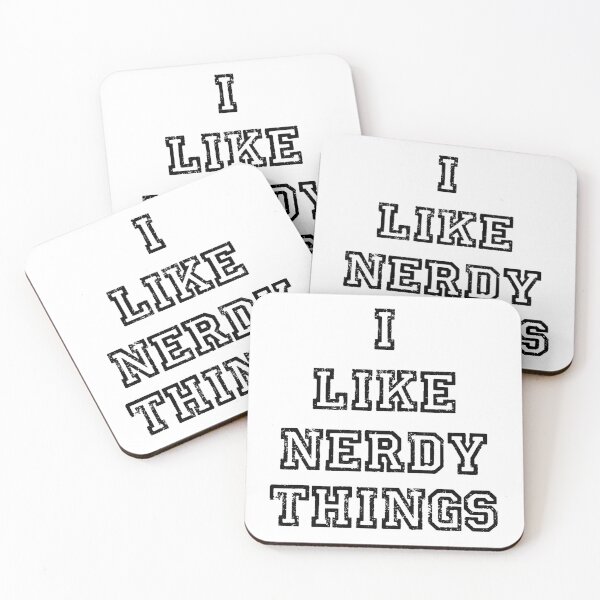 Item preview, I Like Nerdy Things Proud To Be A Nerd Gamer Vintage Writing Design designed and sold by Moonrock Design.