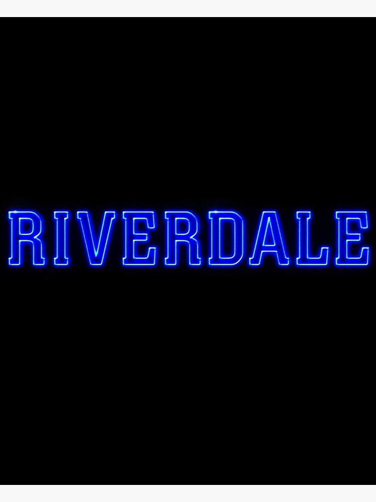  riverdale  logo  Poster by Jess Micaela Redbubble