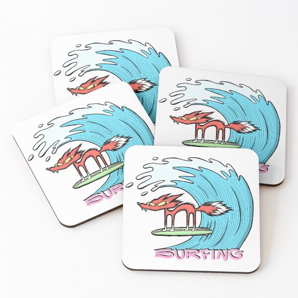 Item preview, Fox surfing designed and sold by sabandija83.