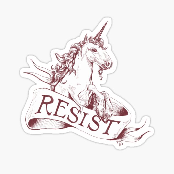 Resist Sticker