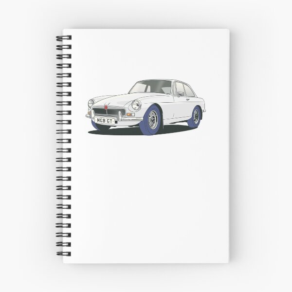 Item preview, MGB GT in White designed and sold by Webazoot Industries - Car Art.