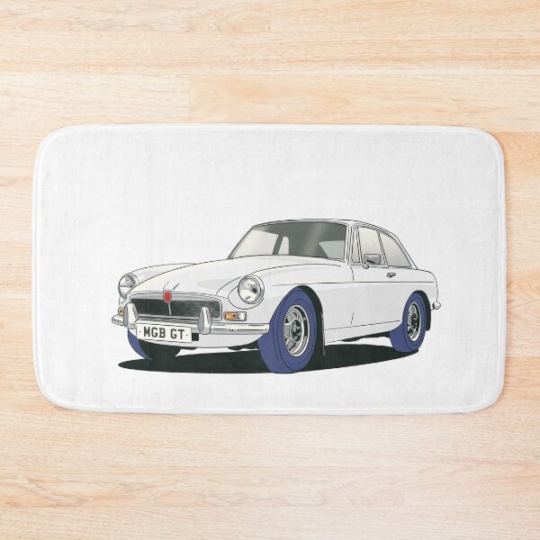 Item preview, MGB GT in White designed and sold by Webazoot Industries - Car Art.