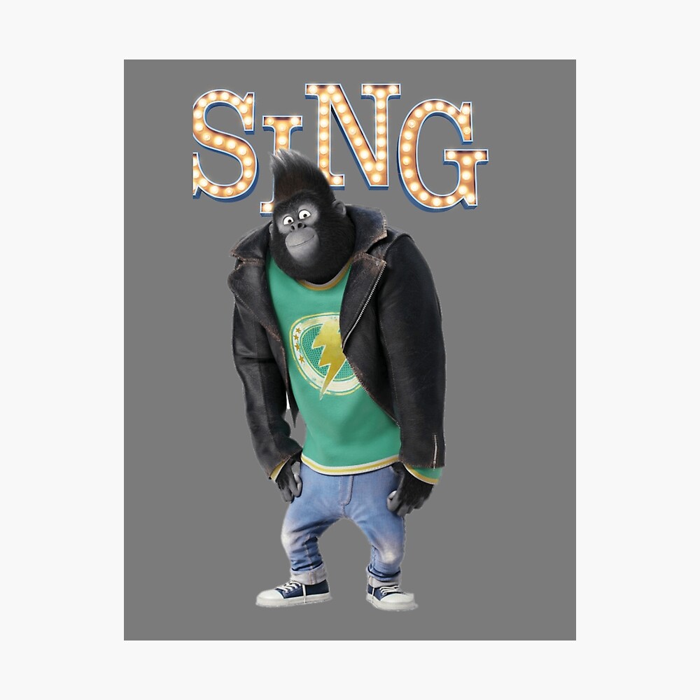 Johnny The Gorilla From Sing Official Cardboard Cutout Standee Vlrengbr