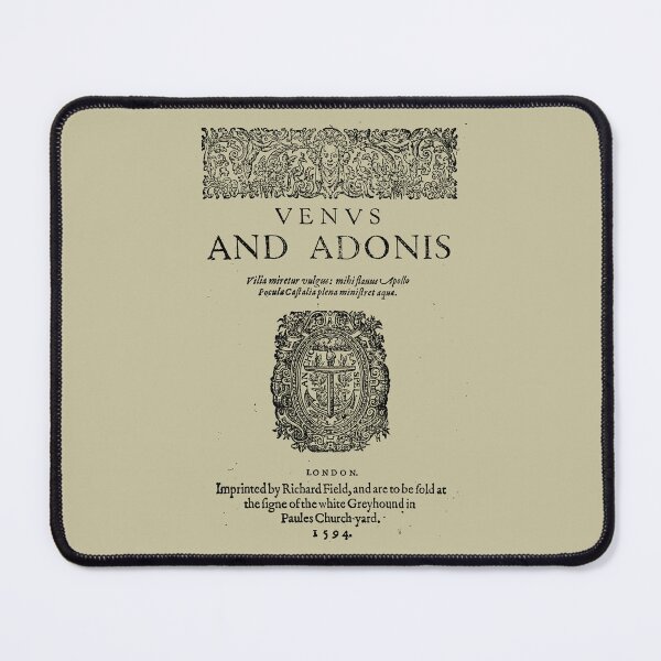 Item preview, Venus and Adonis 1594 designed and sold by Lidra Zehcnas.