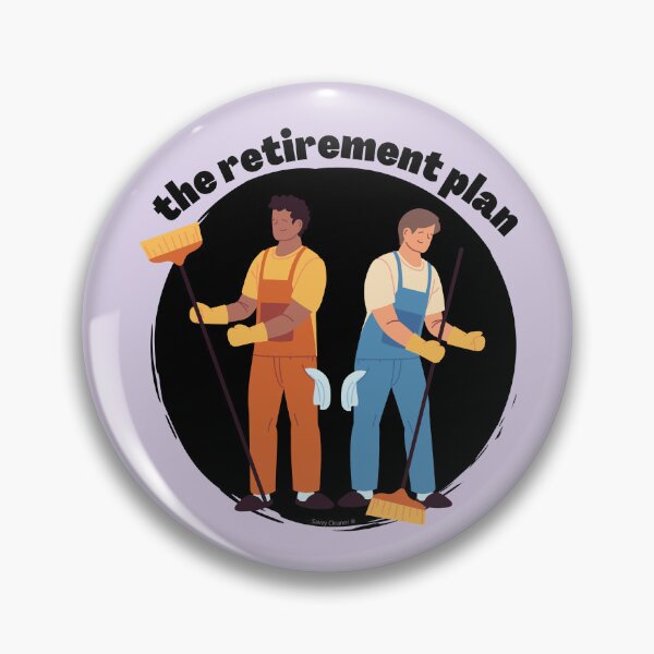 Item preview, The Retirement Plan Cleaning Crew Janitor Housekeeper Fun designed and sold by SavvyCleaner.