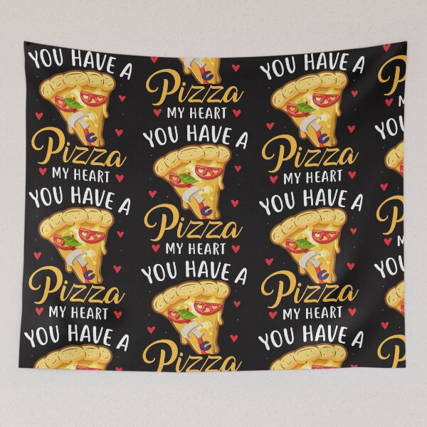 Item preview, YOU HAVE A PIZZA MY HEART designed and sold by GamaArtDesign.