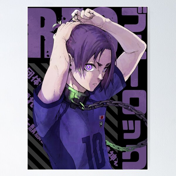 Anime Poster BLUE LOCK Nagi Seishiro Mikage Reo Wall Scroll Art Picture  60x40cm