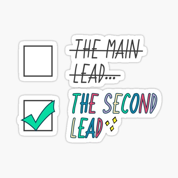 Second Lead Syndrome for Kdrama Lovers Sticker