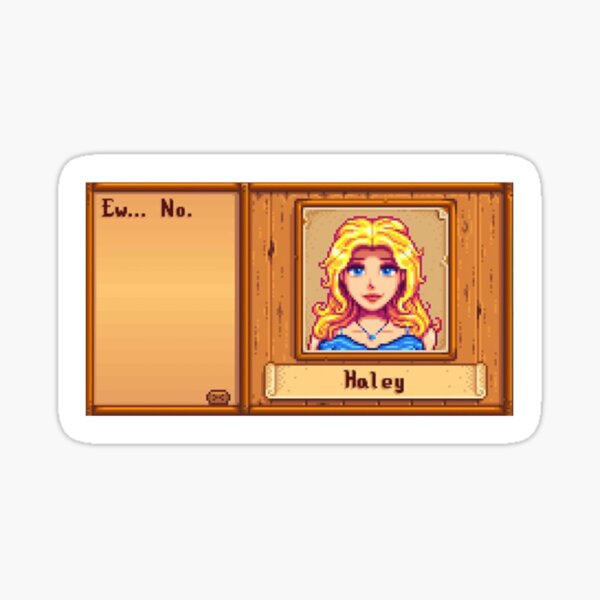 Aperçu de l'œuvre Haley de Stardew Valley Textbox créée et vendue par baharkocaman.