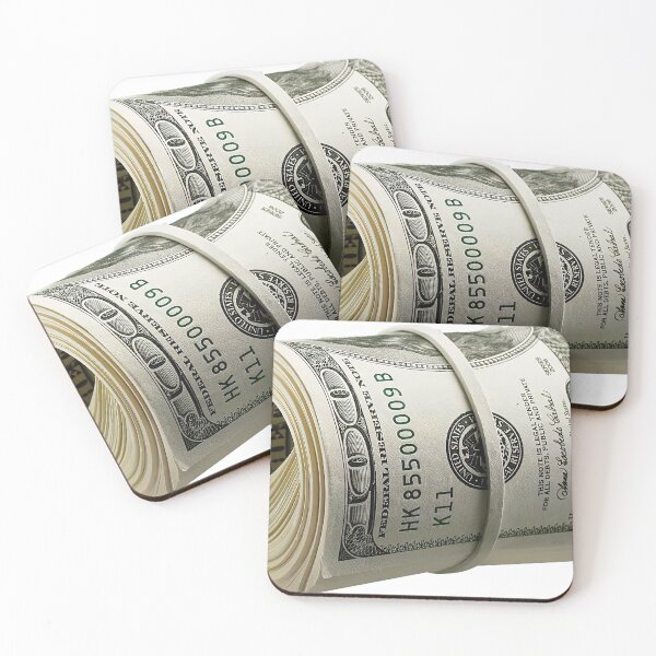 Item preview, Money Wad, Wad of Hundreds, Wad of $100s, cash money, money roll, cash roll, big bucks, Benjamins,  designed and sold by Nostrathomas66.