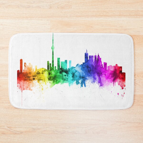 Aperçu de l'œuvre Toronto Canada Skyline créée et vendue par ArtPrints.