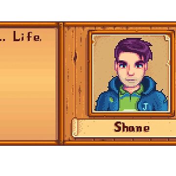 Aperçu de l'œuvre Shane de Stardew Valley Textbox de baharkocaman