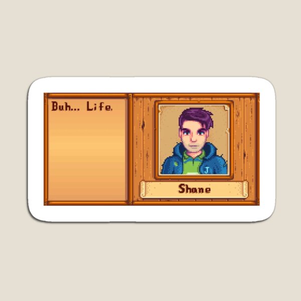 Aperçu de l'œuvre Shane de Stardew Valley Textbox créée et vendue par baharkocaman.