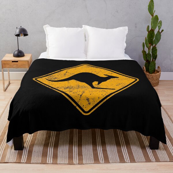 Item preview, Outback Kangaroo Crossing Road Sign designed and sold by avperth.