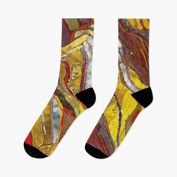 Item preview, Abstract painting, lines, stripes, dots, spots, gold, silver, colorful designed and sold by Svitac.
